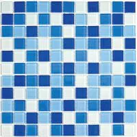 Blue wave-3 прозрачная мозаика