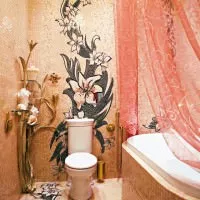 панно из мозаики в ванную фото