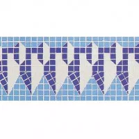 Узор мозаичный Intarsia Bleu