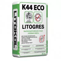 Высокоадгезивная сухая клеевая смесь LITOGRES K44 ECO 25KG