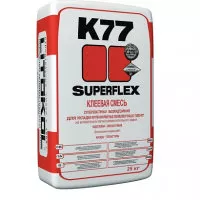Суперэластичная клеевая смесь SUPERFLEX K77 25KG
