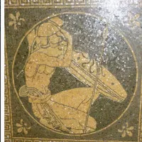 греческое панно из мозаики