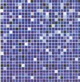 Растяжка из мозаики для бассейна бело-синяя 2 низ 327х327 мм 