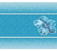 панно в бассейн с цветком