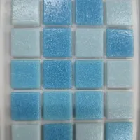  SKYBLUE NEW 20х20 мм Стеклянная мозаика